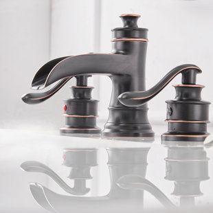 GAWEZA Single-Hole 2-handle Bathroom Faucet with Drain Assembly