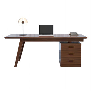 RECON FURNITURE Solid Wood Writing Desk