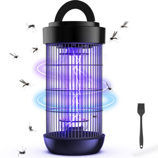 KLOUDIC 7.48" Waterproof 4000V Mosquito Killer Electronic Insect Fly Trap Bug Zapper for Outdoor and Indoor