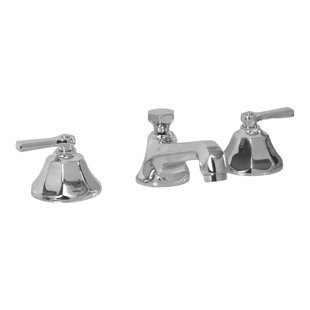 Strom Living Mississippi Sink Faucet with Lever Handles, Valves and Spout Extension