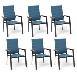 HOKKU DESIGNS Romio Outdoor Stacking Dining Armchair