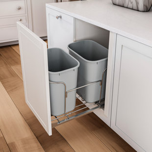 EDROSIE INC Open Pull Out Trash Can - 13 Gallons