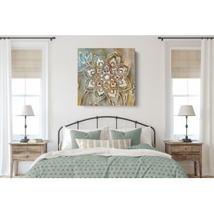 BUNGALOW ROSE "Henna II" by Danhui Nai, Self Care & Wellness Gallery Wrapped Canvas Art Print