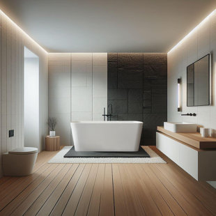 FAMEGLOBAL (SHENZHEN) CROSS-BORDER SUPPLY CHAIN MANAGEMENT CO., LTD. 49'' x 28'' Freestanding Soaking Acrylic Bathtub