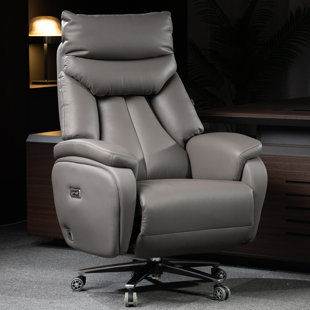 KINNLS Coast Double Motor Button Genuine Leather Executive Chair