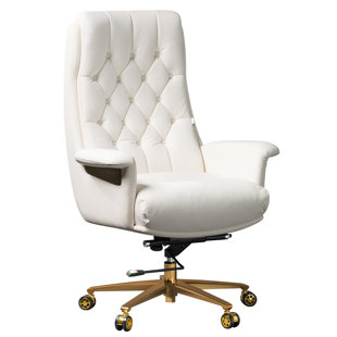 KINNLS Cellier Genuine Leather Luxury Executive Chair