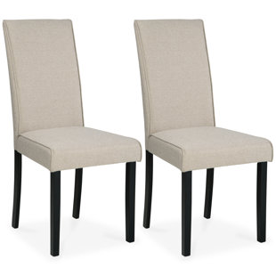 SIGNATURE DESIGN BY ASHLEY Kimonte Solid Wood Upholstered Back Side Chair (Set of 2)