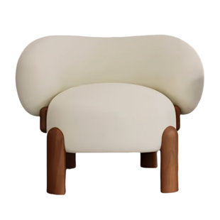 GEMEZO Italian Modern Simple Light Luxury Chair Upholstered Side Chair