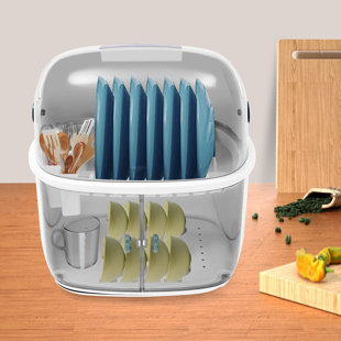 YXSUN Plastic Two Tier Dish Rack