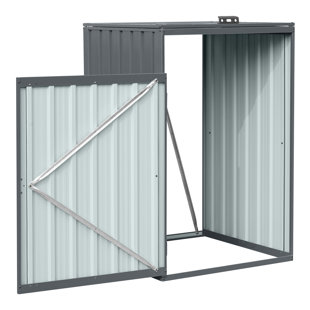 GARTEN LIVING 122 x 320 cm Mülltonnenbox Breniah aus Metall