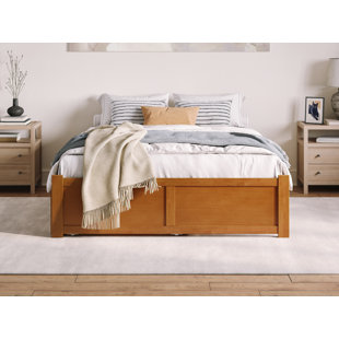 AFI FURNISHINGS Solid Wood Platform Storage Bed