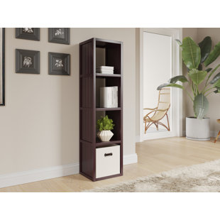 John Louis Home Solid Wood 4 Tall Cube Organizer