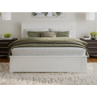 AFI FURNISHINGS Solid Wood Platform Storage Bed