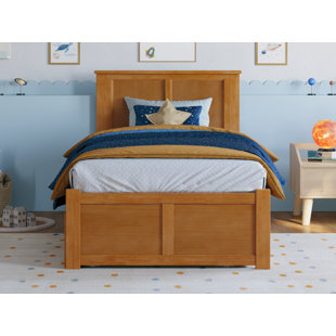 AFI FURNISHINGS Solid Wood Platform Storage Bed