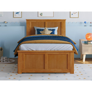 AFI FURNISHINGS Solid Wood Platform Storage Bed