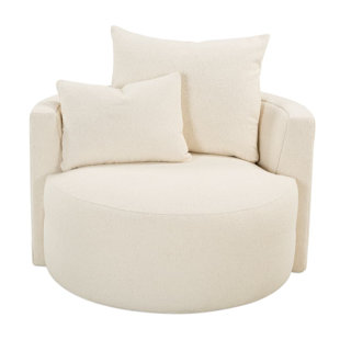 ROWE FURNITURE Leander Upholstered Swivel Barrel Chair