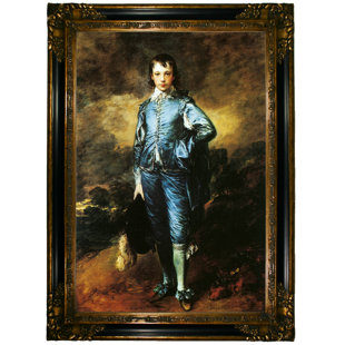 HISTORIC ART GALLERY The Blue Boy, Portrait Of Jonathan Buttall On Canvas by Thomas Gainsborough Print