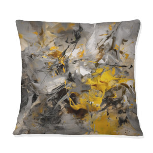 DESIGN ART Abstract Throw Pillow