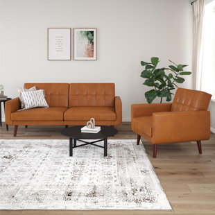 MERCURY ROW® TEEN Gaige 2 - Piece Faux Leather Living Room Set