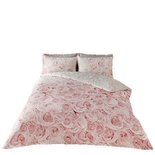 GAVENO CAVAILIA Cotton Blend Floral Duvet Cover with Pillowcases