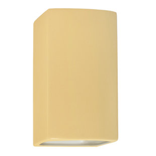 JUSTICE DESIGN GROUP Ambiance Ceramic Flush Mounted Sconce