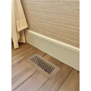 MAGNETIC STELLARAIR VENTS Hardwood Floor Flush Magnetic Register - 3D Circular Design