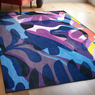 Well Woven x Misha Tyutyunik The Sunday Jungle Collection Nocturne Abstract Multi Area Rug