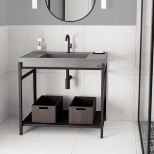 TRUEFORM CONCRETE 36" Nolita Vanity With Concrete Rectangle Sink