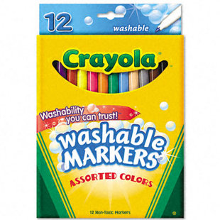 CRAYOLA LLC Washable Fine Point Markers (12/Set)