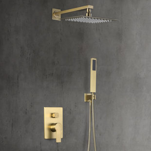 DESIGNER COLLECTION Wall Mounted Complete Shower System with Anti-Scald Pressure Balance Valve