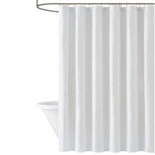 Truly Soft Everyday Solid Color Microfiber Shower Curtain