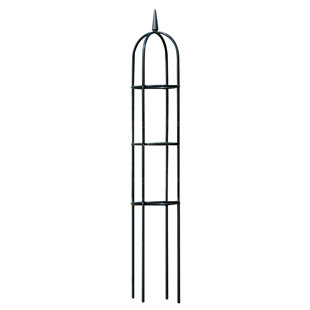 WORLD SOURCE PARTNERS 96" H x 13" W Metal Arched Trellis
