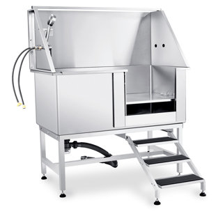 STELLWEILAN TESSBERG 61'' H x 50'' W x 27'' D Stainless Steel Grooming Tub