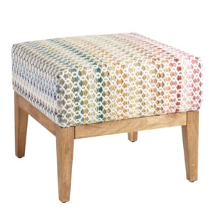 ANNIE SELKE HOME Poppy Multi Freida Rug Bench