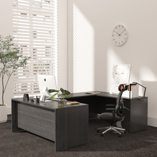 ALFA FURNISHING U-Shaped Executive Desk