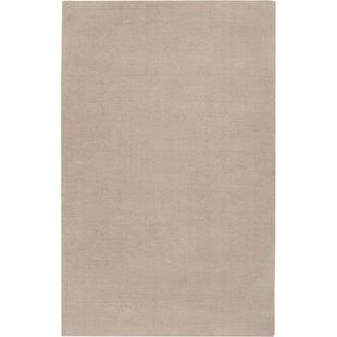 SURYA Kreta Hand Loomed Wool Solid Color Rug