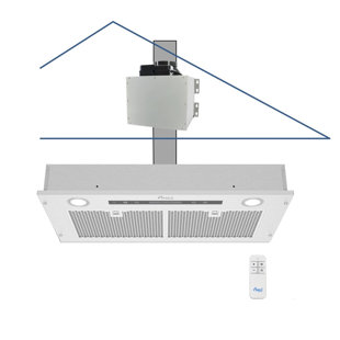 Awoco 30" Stainless Steel 800 CFM Ducted (Vented) Insert Range Hood with Mesh Filter