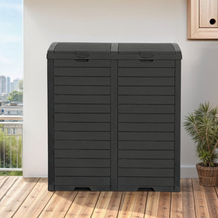 EDROSIE INC Resin Manual Lift Trash Can - 62 Gallons