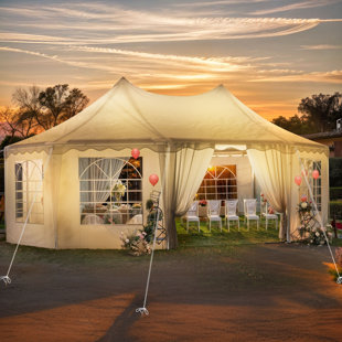 EDROSIE INC Vinyl Removable Sidewalls Vinyl Party Tent