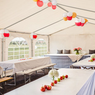 EDROSIE INC Removable 16 Ft. W x 33 Ft. D Vinyl Party Tent