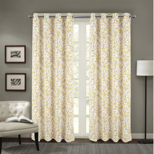 WINSTON PORTER Sinaya Polyester Blackout Curtain Panel