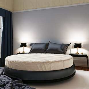 MIELMOON Lofty 9" Round Mattress for an Entertainment Room High-Density Foam High-Performance