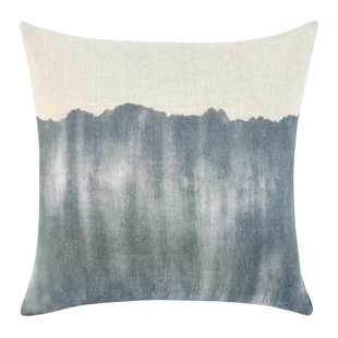 VILLA BY CLASSIC HOME Cora Abstract Linen Reversible Throw Pillow