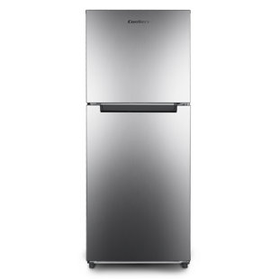 EQUATOR ADVANCED APPLIANCES Conserv 10cf Top Freezer Refrigerator 24in Frost Free E-Star Quiet 43dB 110V SS