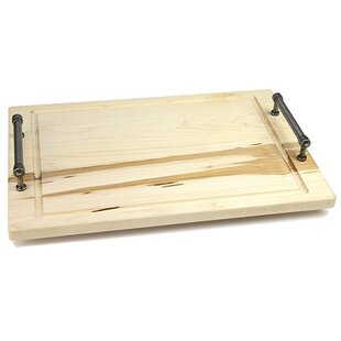 Martins Homewares Ambrosia Maple Carve and Serving Tray with handles