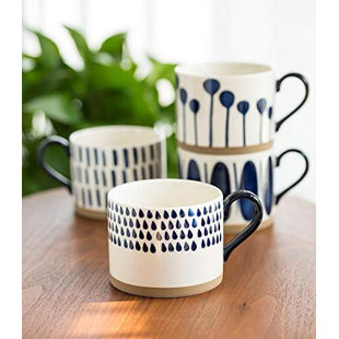 INISEP Porcelain Coffee Mug (Set of 4)
