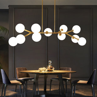 MERCER41 Mardith Mid Century Modern Kitchen Island Pendant, Chandelier for Kitchen Island Dining Living Room