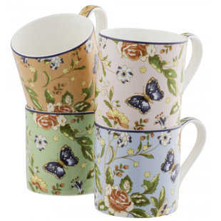 BELLEEK HOME Cottage Garden Windsor Mug (Set of 4)