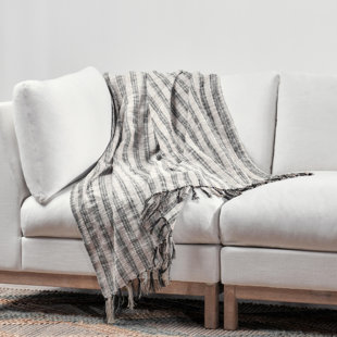 VILLA BY CLASSIC HOME Lima Woven Throw Blanket