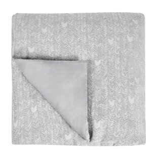 VILLA BY CLASSIC HOME Lana Cotton Woven Chevron Duvet Cover